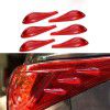 Cross border automobile anti friction spoiler strip reduces wind resistance, wind noise, plastic spoiler, tail lamp decoration, plastic protective sticker