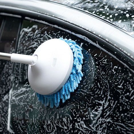 Electric car washer tools retractable lazy people electric energy-saving car washing mops do not hurt the car soft hair brush the car