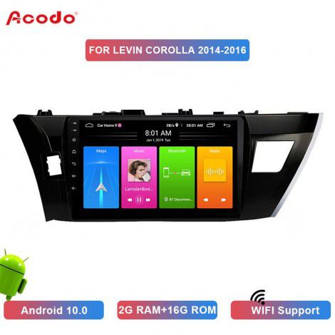 Cross border dedicated for 2014-2016 Toyota Corolla large screen navigator Android