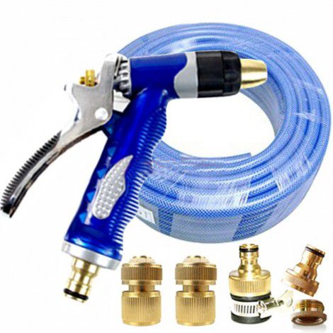 Wancheng car washing water gun all copper joint gardening watering cleaning tool high pressure car washing water gun water pipe set