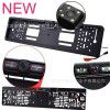 New wireless European license plate frame car rear view reversing camera with LED lamp night vision HD CCD