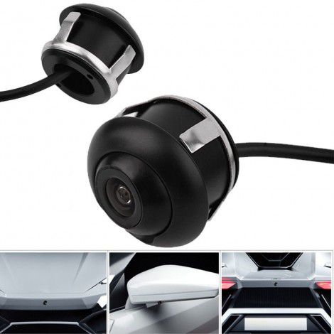 22.5MM car reversing camera 360 degree perforated side view right blind area car rear view camera