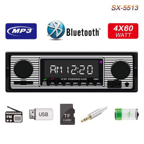 5513 car radio, car MP3 player, Bluetooth Handsfree plug-in card, U disk machine, audio modification, cross-border explosion