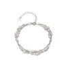 Sansheng III S990 silver bracelet girls Xia pure silver light luxury niche design sense 2022 new jewelry wholesale