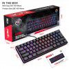 New hxsj61 key game film keyboard RGB light mini keyboard multiple shortcut key combinations factory stock