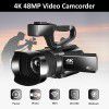 New handheld HD digital camera 4K conference video recorder short video camera DV pause