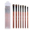 7 makeup brush sets, portable horsehair eye shadow brush, eye makeup brush, beauty tools, available in four colors