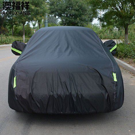 Amazon single-layer Oxford cloth car clothing car cover black rain proof, sun proof, heat insulation Oxford cloth car cover