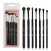 7 makeup brush sets, portable horsehair eye shadow brush, eye makeup brush, beauty tools, available in four colors