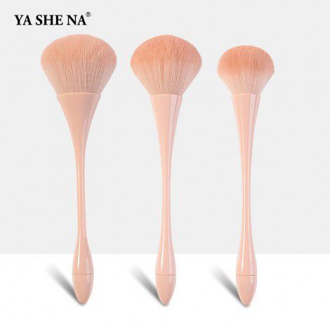 Yasina skin color new makeup brush small waist single large powder brush powder Blusher Brush beginner makeup brush