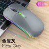 Wholesale new cross-border Bluetooth dual-mode wireless mouse charging mute power display Office Games luminous mouse