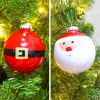 Amazon New Boxed Christmas ball set 6cm12pcs electroplated plastic painted ball Christmas tree pendant Decoration