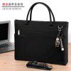 Portable computer bag, men's and women's business shoulder bag, light commuter briefcase, large capacity messenger file bag