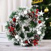 New Christmas decorative wreath manual simulation Christmas Wreath door hanging window props decoration wholesale
