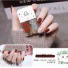 Water based bright surface sanding, non tearing, Twin Star nail polish, two sets, twin nail polish combination, can be substituted