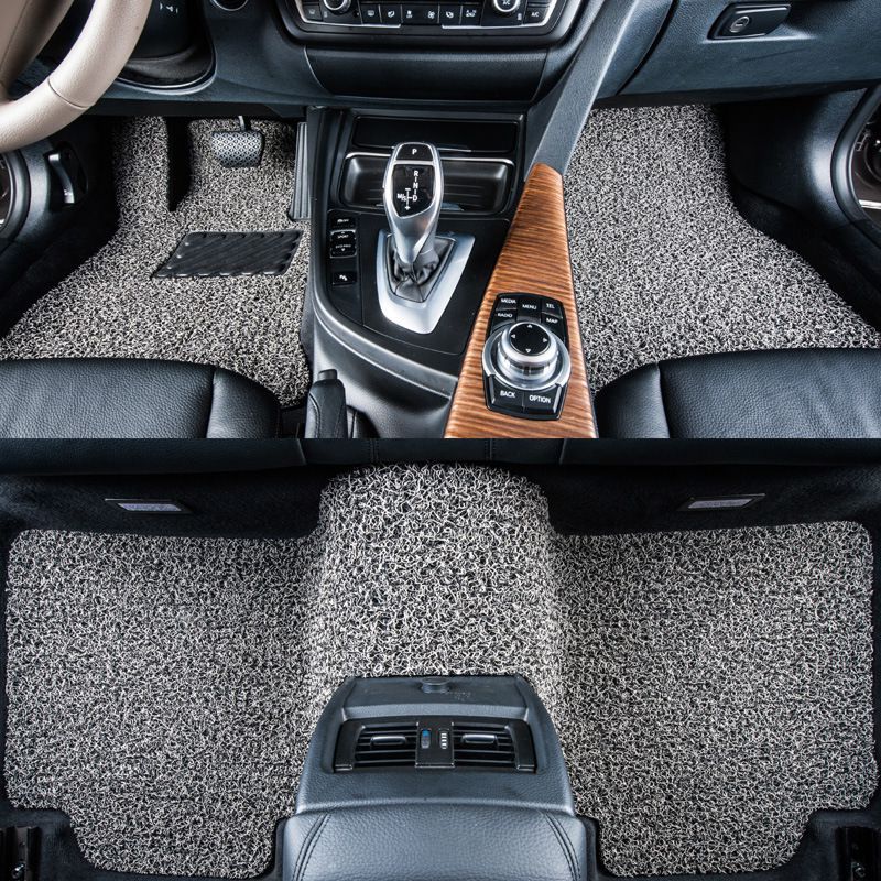 Car foot mat silk ri...