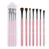 7 makeup brush sets, portable horsehair eye shadow brush, eye makeup brush, beauty tools, available in four colors