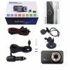 New dash cam dual lens DVR vehicle USB monitoring HD reversing image hidden recorder