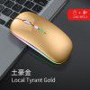 Wholesale new cross-border Bluetooth dual-mode wireless mouse charging mute power display Office Games luminous mouse
