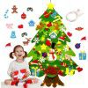 Manufacturers supply wholesale Felt Christmas tree, non-woven Christmas pendant, DIY decorative Felt Christmas tree