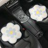 Car seat cushion: cartoon elegant flower ice silk, cool summer seat, breathable anti-skid pad, universal in all seasons
