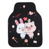 Car foot mat, general purpose in car, one-piece cute cartoon car carpet, driver's foot mat, floor mat, all season general