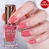 Livlan water-based tear nail polish transparent nail polish bare color bean paste Color Nail Polish