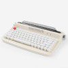 ACTTO Bluetooth wireless office typewriter touch keyboard tablet computer fashion retro round key cap English