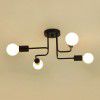 Nordic simple living room lamp modern atmosphere light luxury led ceiling lamp room lamp modern creative iron art lamp