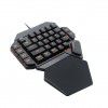Cross border direct supply K50 single handed keyboard RGB lighting game mechanical keyboard / with macro definition function / green axis/