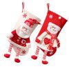 Christmas sock bag knitting three-dimensional Santa Snowman Gift Bag Christmas Eve candy socks children's Christmas gift socks