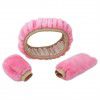 Winter Plush automobile steering wheel cover Plush pull handle cover warm Unisex steering wheel three piece set
