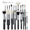 25 animal hair makeup brush sets cross-border hot selling beauty tools makeup school training institutions special brush