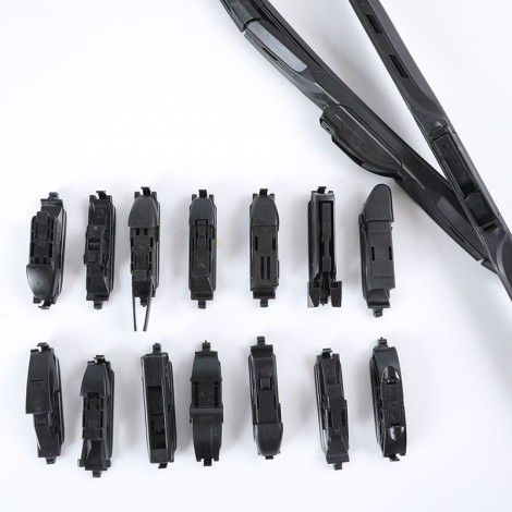 Multi functional three-stage wiper, replaceable connector, automobile wiper, class a wiper blade with packaging
