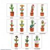 Can dance, cactus, Tiktok, the same electric doll, sand carving plush toy, can learn to talk, sing, birthday gift