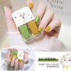 Water based bright surface sanding, non tearing, Twin Star nail polish, two sets, twin nail polish combination, can be substituted