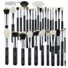 25 animal hair makeup brush sets cross-border hot selling beauty tools makeup school training institutions special brush