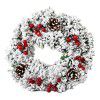 New Christmas decorative wreath manual simulation Christmas Wreath door hanging window props decoration wholesale