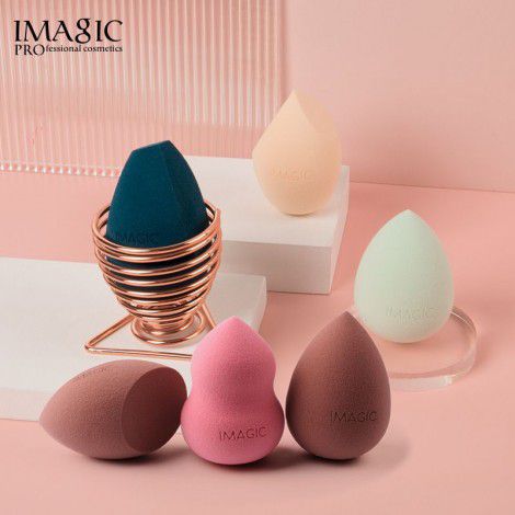 Imagic make-up egg, dry and wet, non latex, soaked in water, enlarged, oblique cut, no powder, powder puff, cross-border tool wholesale