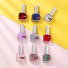Cross border nail polish is firm and cannot be peeled. It is a non baking nail enhancement product. Student girl nail polish is 36 colors (beishijie color system)