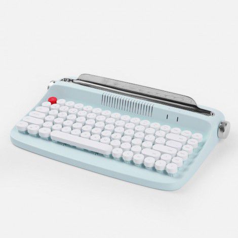 ACTTO Bluetooth wireless office typewriter touch keyboard tablet computer fashion retro round key cap English