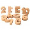 Manufacturers wholesale beech children's wooden toys digital ornaments wholesale wooden crafts DIY letter creativity