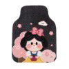 General purpose cartoon silk ring foot mat is dirt resistant, wear-resistant and easy to clean. It can be cut into PVC car interior protection mat