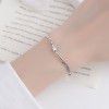 S925 sterling silver jewelry Lucky Star Bracelet female Birthday Korean version simple handmade jewelry lovers accessories factory wholesale