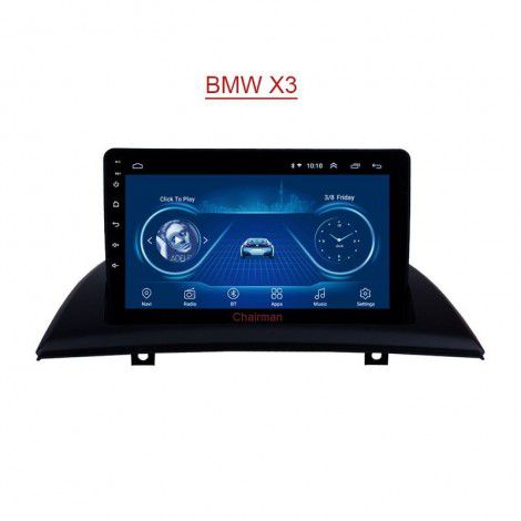 Applicable to BMW X3 car connected central control Bluetooth multimedia player intelligent Android large screen navigation