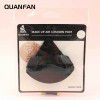 Triangle dry powder puff foreign trade fiber crystal cotton fine makeup makeup makeup beauty makeup tools powder puff