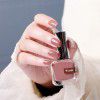 Cross border nail polish is firm and cannot be peeled. It is a non baking nail enhancement product. Student girl nail polish is 36 colors (beishijie color system)