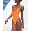new foreign trade cross-border swimsuit women Europe and America Amazon hot pure color women sexy swimsuit women one piece