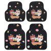 Car foot mat, general purpose in car, one-piece cute cartoon car carpet, driver's foot mat, floor mat, all season general