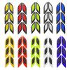 Automobile anti-collision strip leaf plate reflective sticker side air outlet head cover luminous warning reflective sticker vehicle reflective sticker